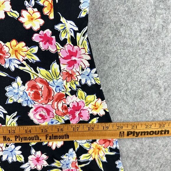 VTG Express Maxi Dress 3/4 Campagnie Internationale 90s Floral Boho Cottage* - Picture 14 of 16